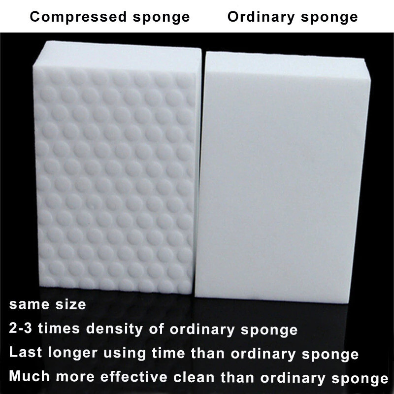 High Density Sponge Eraser Melamine Cleaner Upgraded Version Double Compressed gallery