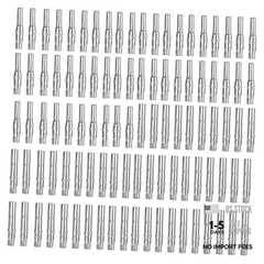 100PCS (50 Pair) MC4-Compatible 100PCS (50 Pairs) Male & Female Pins Connectors
