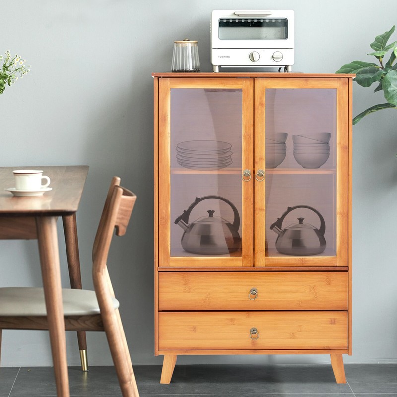 Accent Storage Cabinet with 2 Doors Buffet & Sideboard Decorative Cabinet gallery
