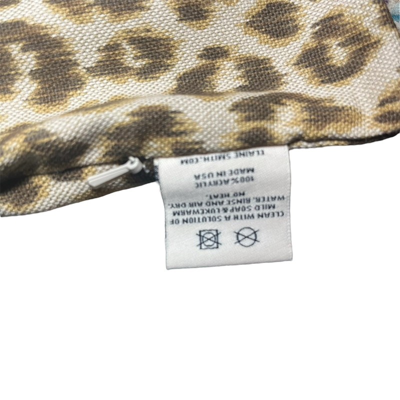 Elaine Smith 2 PC Set Cheetah Leopard Print Lumbar Pillow Covers Only 12 X 20 gallery