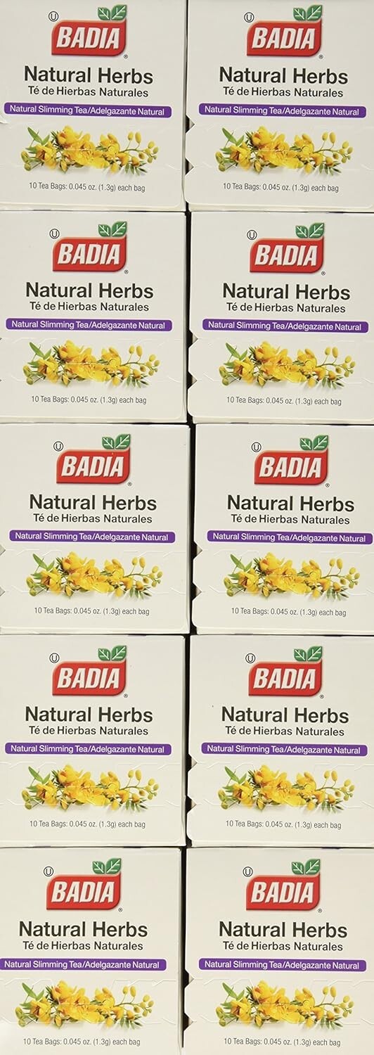Refreshing 10-Count Natural Herb Tea Bags, 20 Box Pack - Slim & Detox Effects gallery