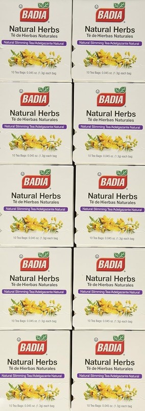 Refreshing 10-Count Natural Herb Tea Bags, 20 Box Pack - Slim & Detox Effects gallery