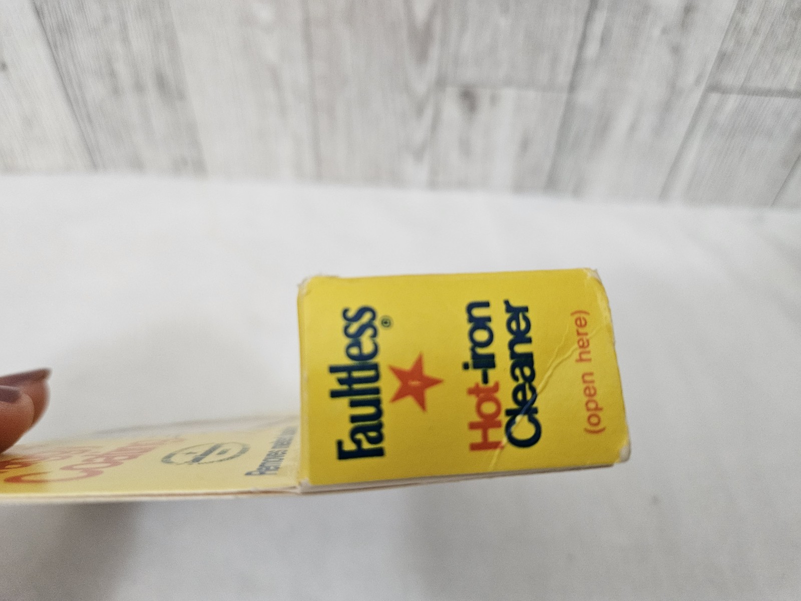 Faultless Starch 40110 Faultless Hot Iron Cleaner 1oz (28 Grams) USA Vintage NEW gallery
