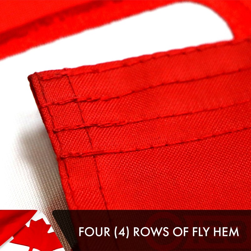 Canada Canadian Flag 3x5FT 3-Pack Double-sided Embroidered Polyester By G128 gallery