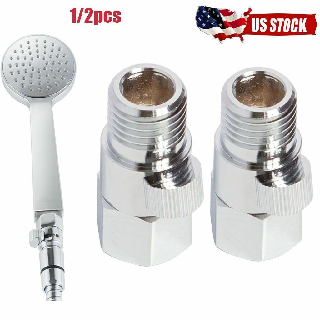 1-2pcs G1/2" Flow Quick Control Shut OFF Valve Fit Shower Head Hand Water Saver gallery