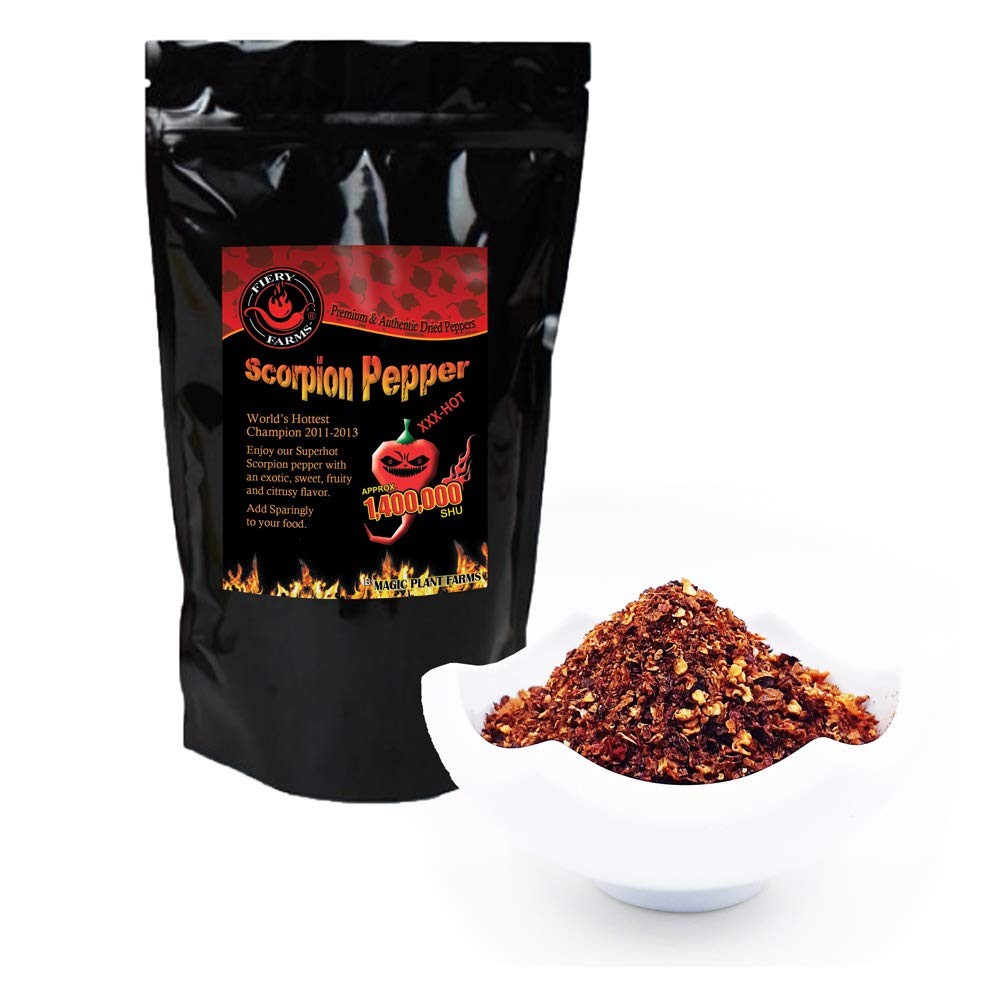 Red Scorpion Butch -T Pepper Dried Whole Pods by Magic Plant, 0.5 Oz, gallery
