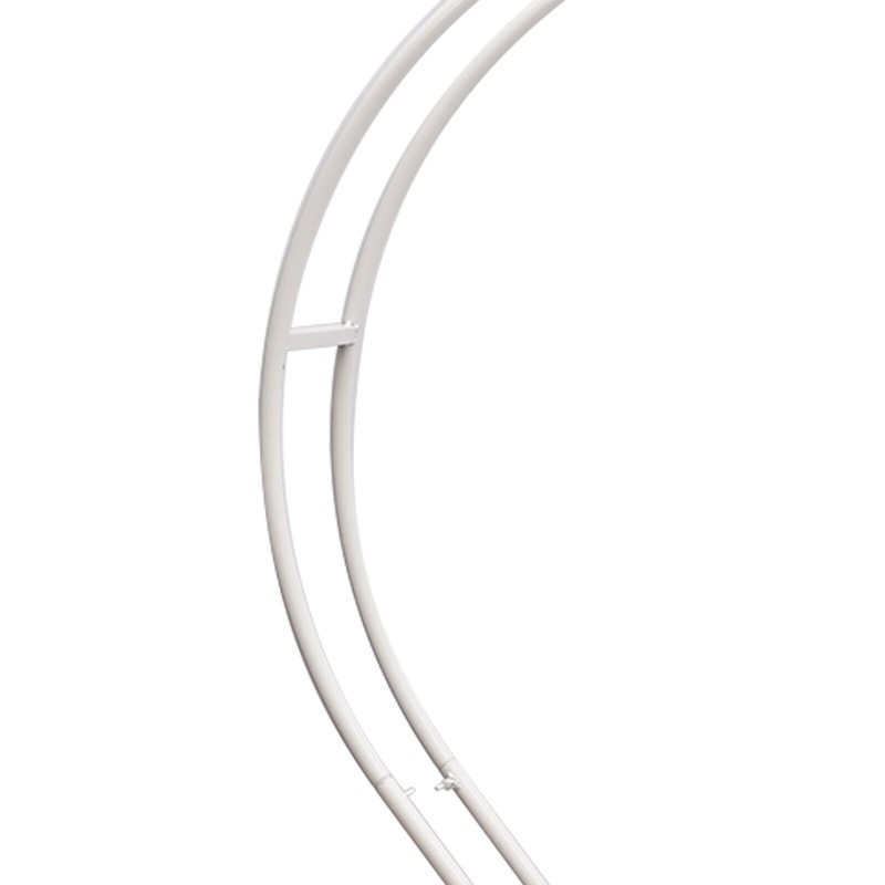 Metal Heart Shaped Wedding Arch Backdrop Stand White for Wedding Ceremony gallery