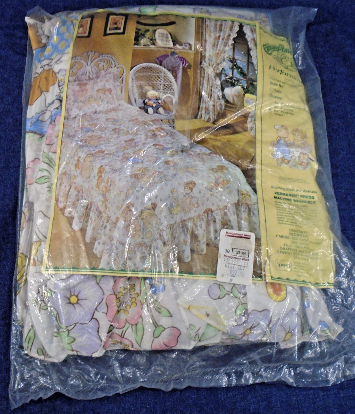 2 Springs Cabbage Patch Ruffled Curtain Priscilla Panels 63" Long Sealed NOS gallery