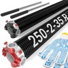 Toriexon Garage Door Spring 0.250 x 2” x 35” (Pair), x x 35”, Black gallery