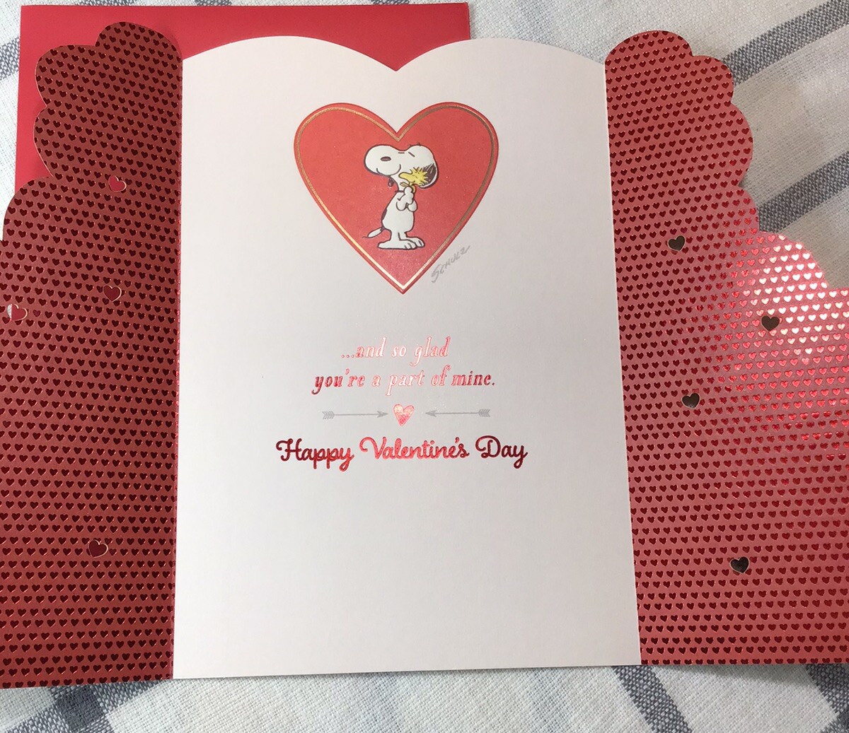 SOMEONE SPECIAL Hallmark Happy Valentine’s Day Card SNOOPY Peanuts Family Friend gallery