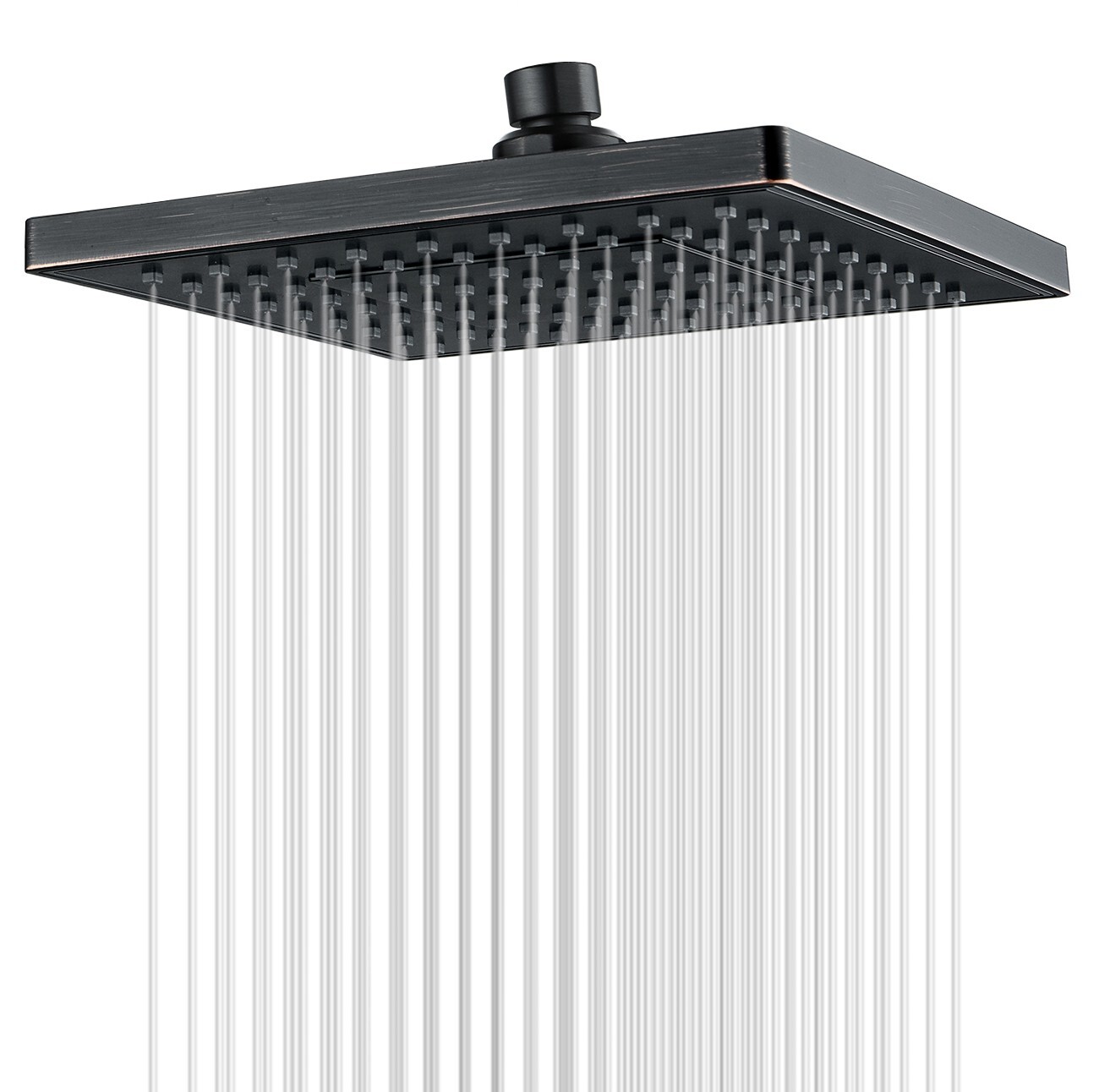 Square Shower Head, 8 Inch High Pressure Rain Shower Head, Angle Adjustable gallery