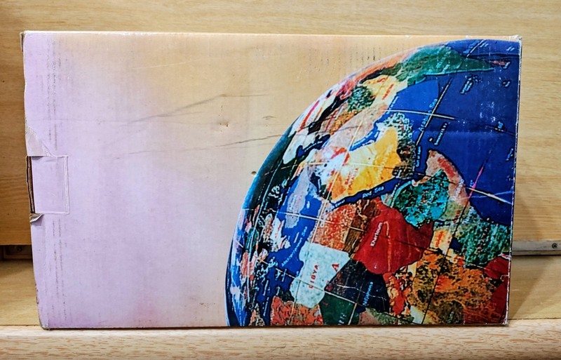 Alexander KALIFANO Multi Gemstone Globe Golf Desk Station Set with Clock & Pen gallery