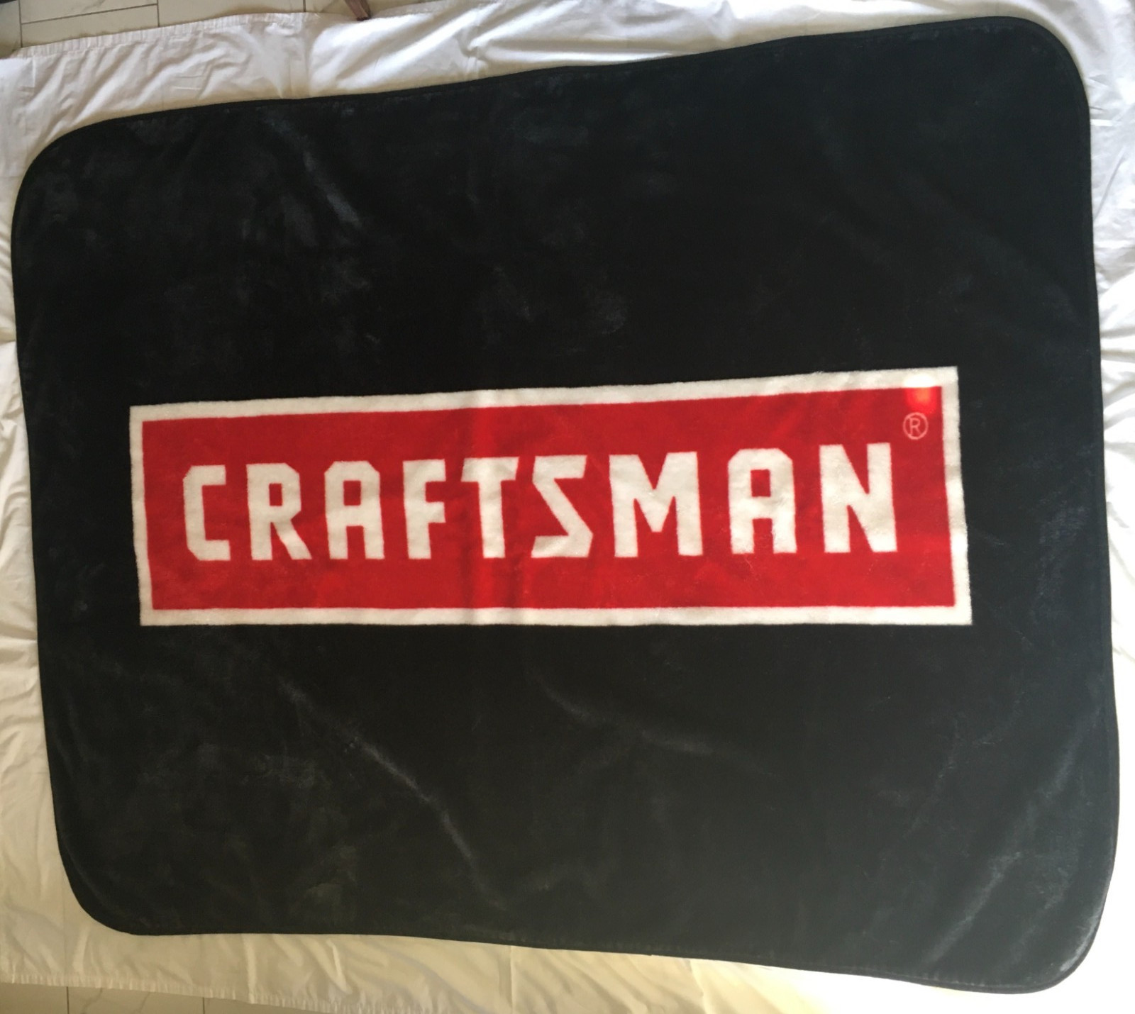 Shavel Oversized Luxury Hi Pile Red/Black Throw Blanket-Craftsman Craftzman HTF gallery