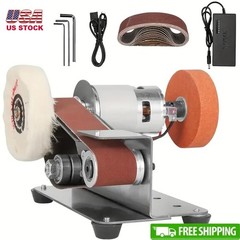 Mini Electric Grinder Belt Sander Polishing Grinding Knife DIY Sharpener Machine