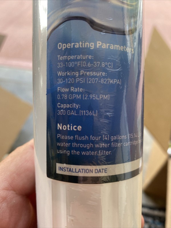 Percola Refrigerator Water Filter Replacement PCL-01 Factory Sealed 300 Gallons gallery