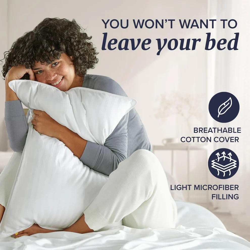 Beckham Super Plush Gel-Fiber Filled Pillows - Queen gallery
