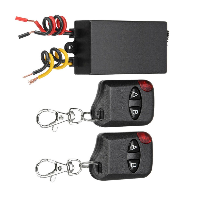 2x Car Universal 12V ON-OFF Wireless Remote Control Switch Relay Receiver 315MHZ gallery