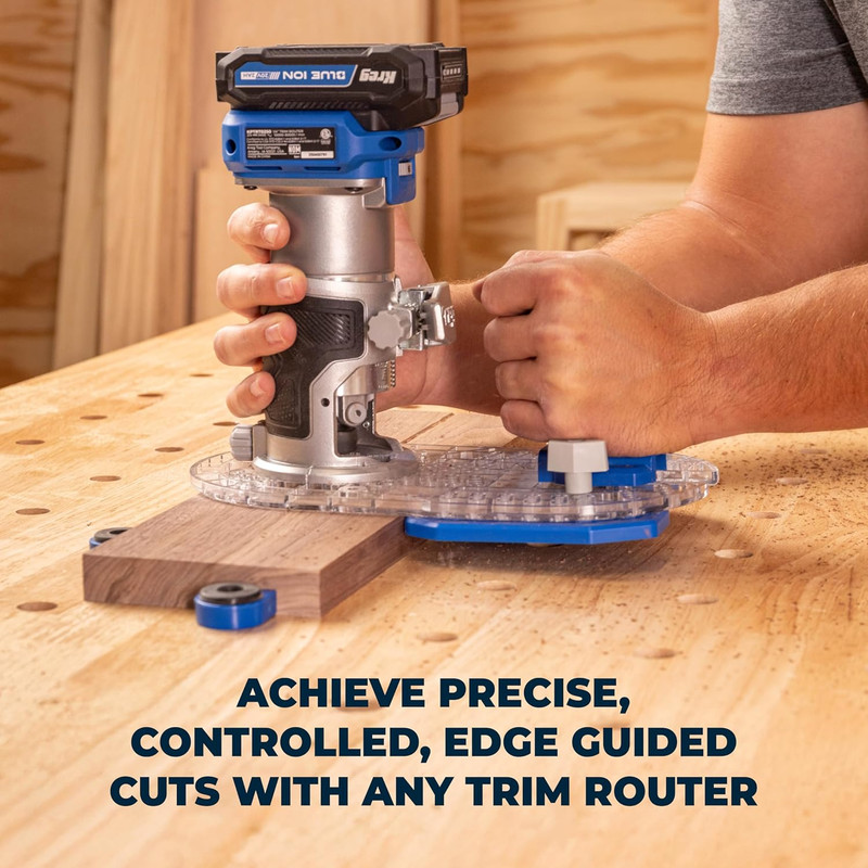 Trim Router Edge Guide - Precision Router Edge Guide Accessory - Durable Attachm gallery