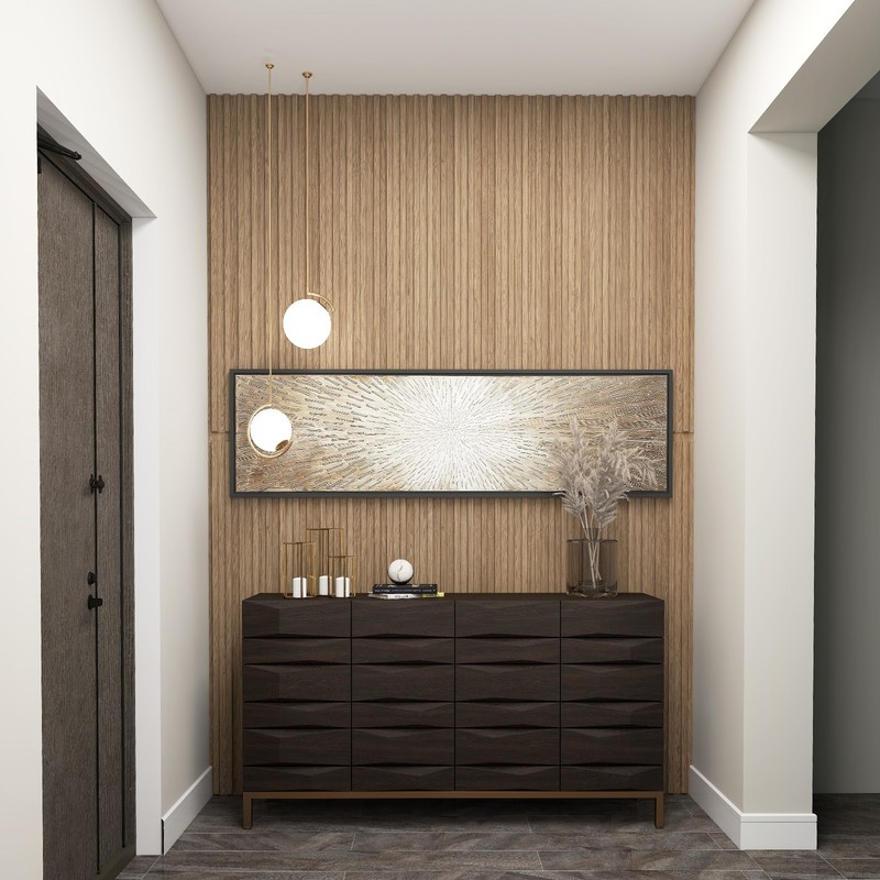 24-Pack PVC Slat Wall Panels, 3D Fluted Panels for Interior Wall Decoration gallery