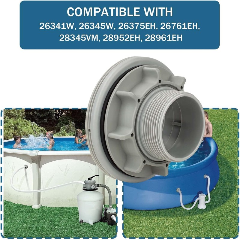 Pool Inlet Strainer for Intex Filter Pumps, 10744 10256 10255, transparent gallery