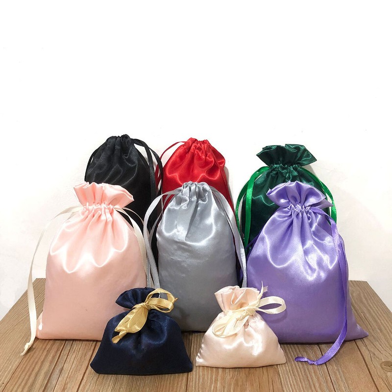 1-100pcs Velvet Drawstring Velour Pouch Jewelry Baggie Ring Gift Bag Pouch Set gallery