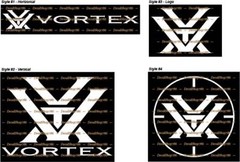 Vortex Optics – Tactical/Hunting Scopes – Vinyl Die-Cut Peel N’ Stick Decals