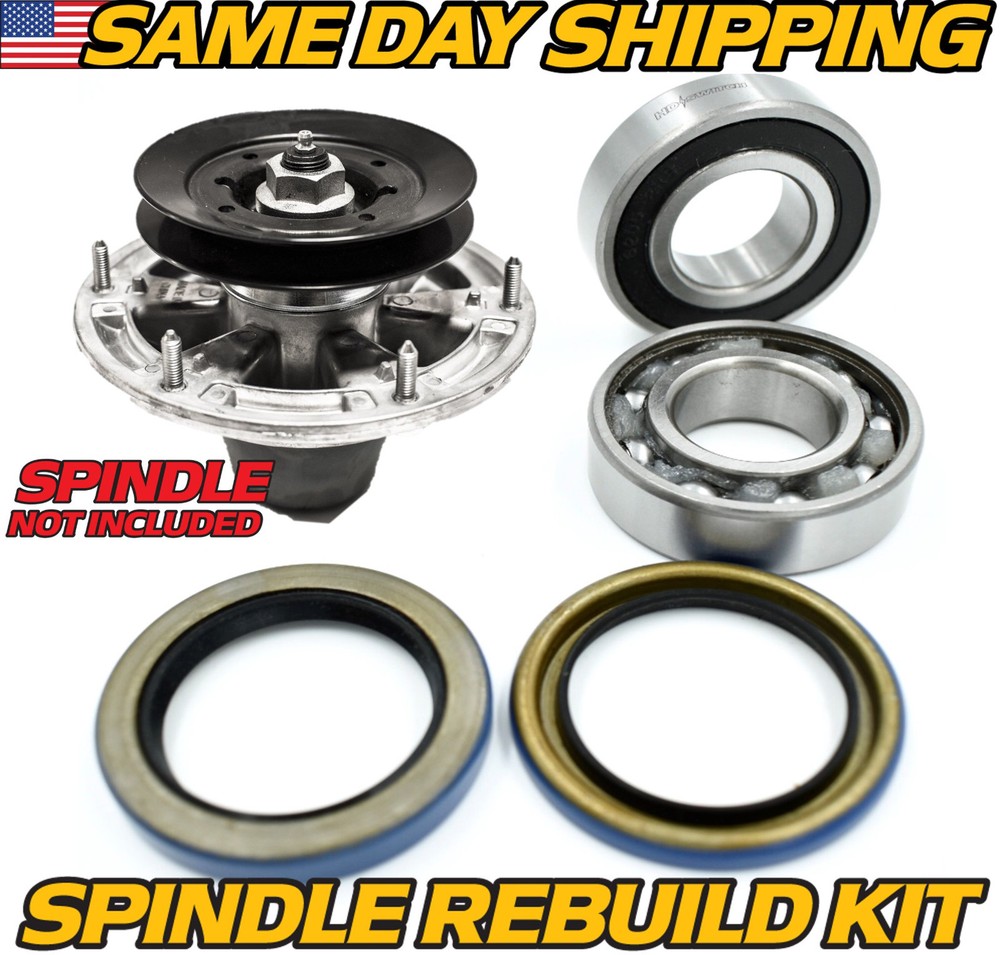 (1 Kit) Spindle Rebuild Kit Fits John Deere 647 647A 7G18 7H17 7H19 717 717A 48