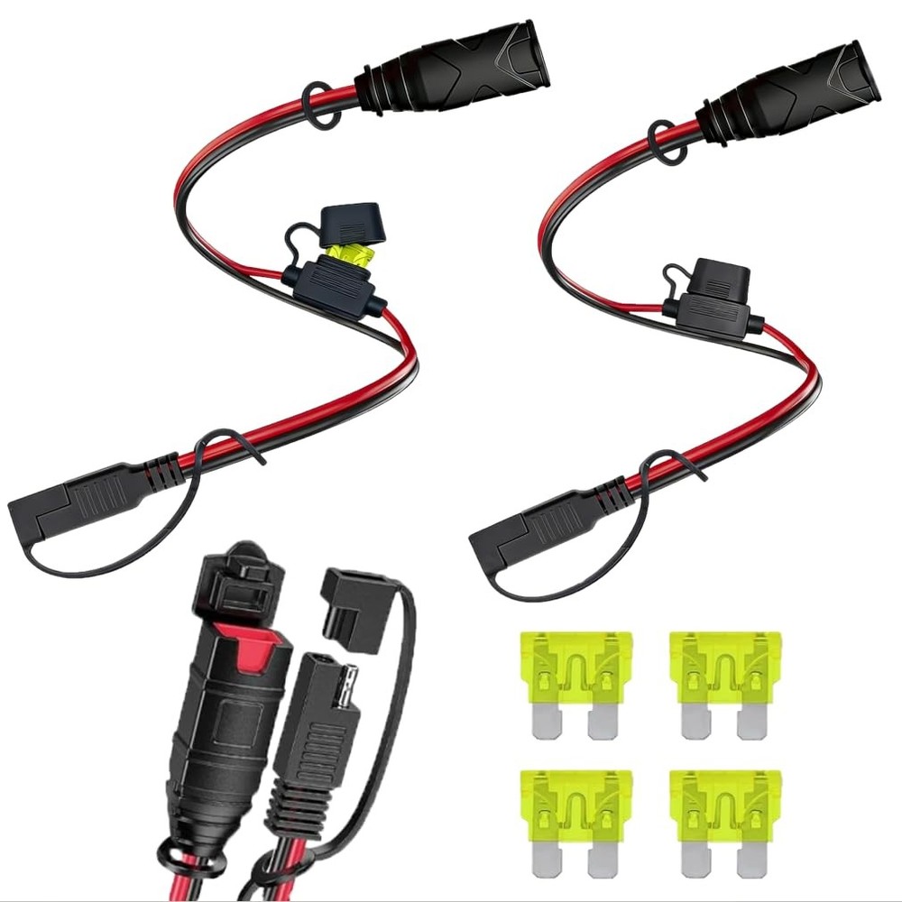 2 Pack XConnect SAE Adapter Compatible with GC009 Battery Charger Accessories...