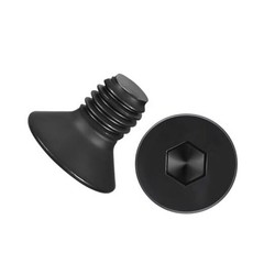 Pcs Flat Head Socket Cap Screws Countersunk Bolts – [M6-1 x M6-1x10mm 50 Black