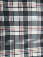 Black and Gray Plaid pattern Soft Comfort Fleece Throw Blanket 50x 60″ new