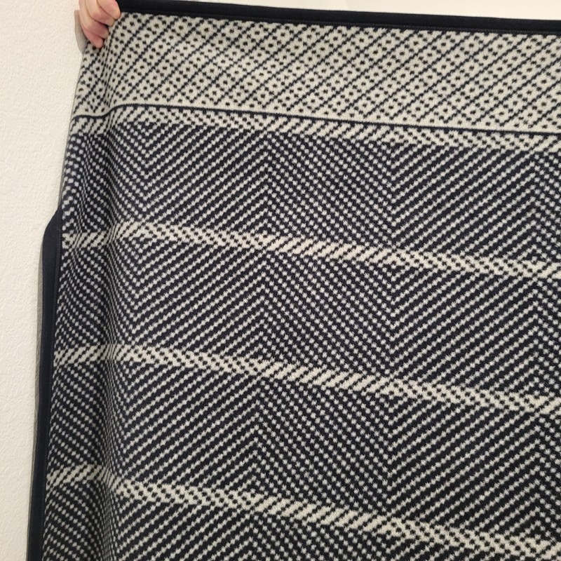 Chappywrap Old Port Herringbone Navy Blanket Reversible 71.5”x56.25” gallery