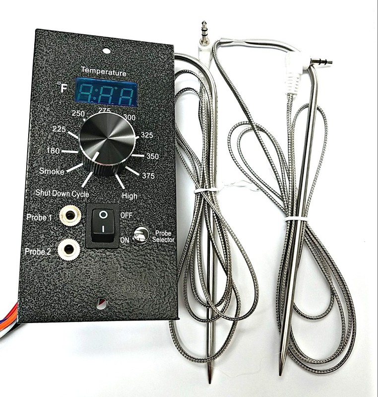 PRO DIGITAL THERMOSTAT CONTROLLER fits TRAEGER & PIT BOSS + RTD & Meat PROBES gallery