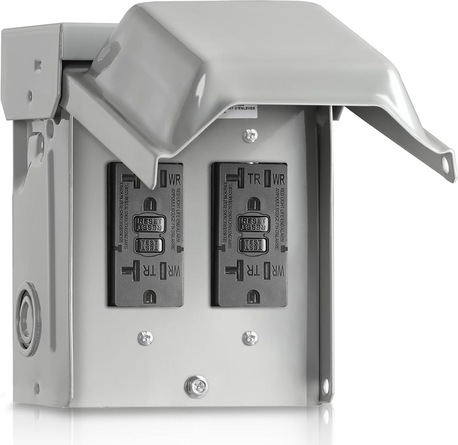 Outdoor Outlet Box, Waterproof Outdoor Electrical Outlet Box, Dual 20 Amp WRTR G gallery