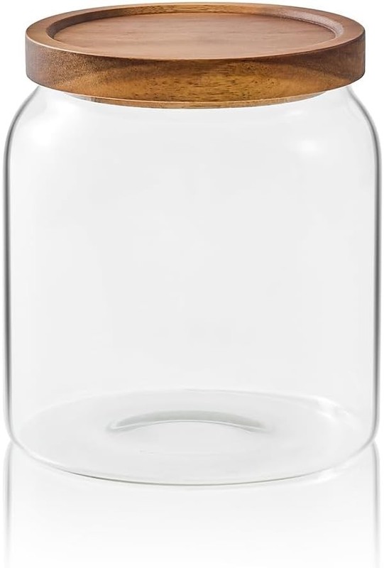 Glass Jars for Laundry Room Organization, Half-Gallon Laundry Pods Container,... gallery