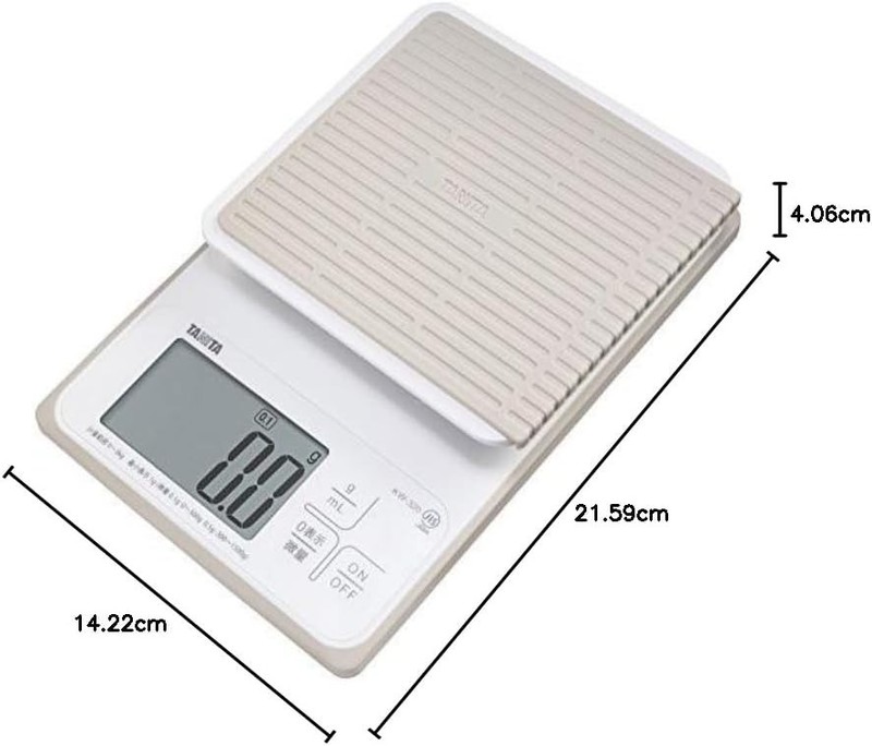 （TANITA）Digital Kitchen Cooking Scale 3kg 0.1g Increments KW-320 WH White gallery