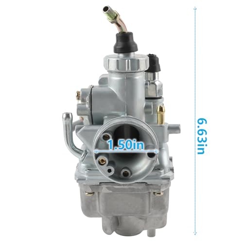 5HP-14101-10-00 Carburetor with Throttle Cable Fuel Line Fuel Filter Kit gallery
