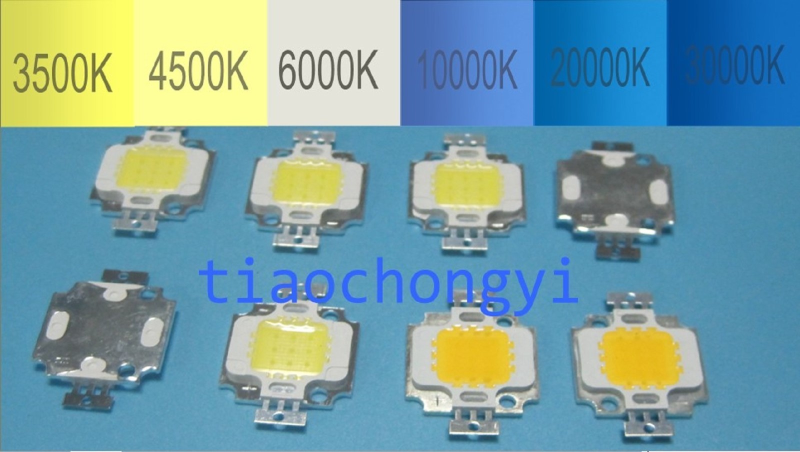 10w High Power led Cool white Neutral Warm White LED 3000k 6000k 10000k 30000k gallery