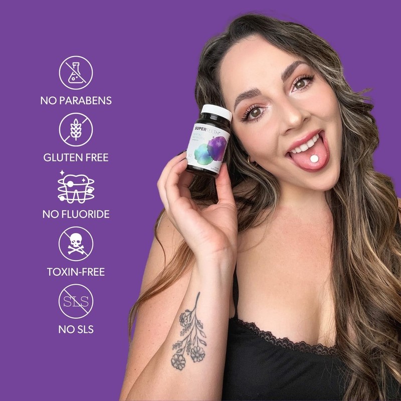 SuperTeeth Chewable Dental Probiotic for Adults & Kids | Support Healthy Teet... gallery