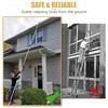 Gutter Cleaning Tool 12FT Telescoping 360 Metal Head POOPLE TG-03 Tools Ground gallery