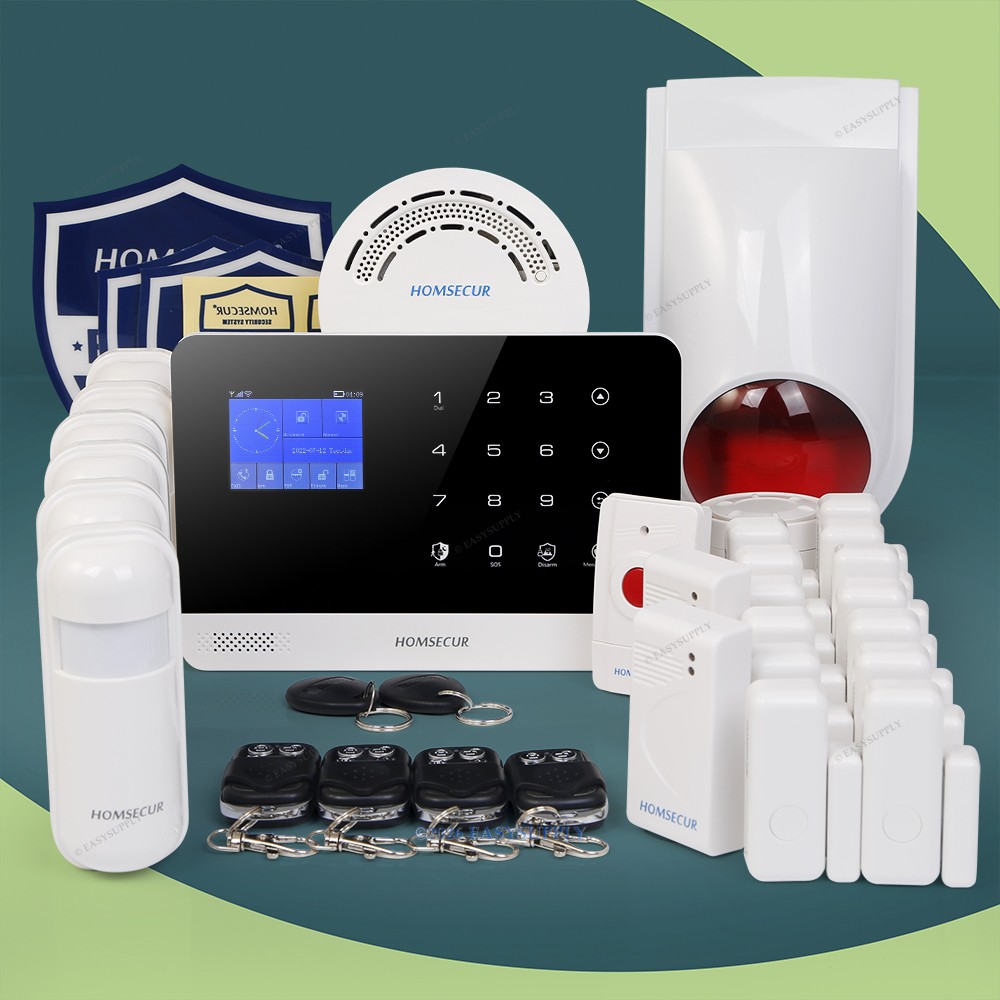Tuya Smart Life APP WiFi Wireless Home Security Alarm Burglar System Auto Dialer gallery