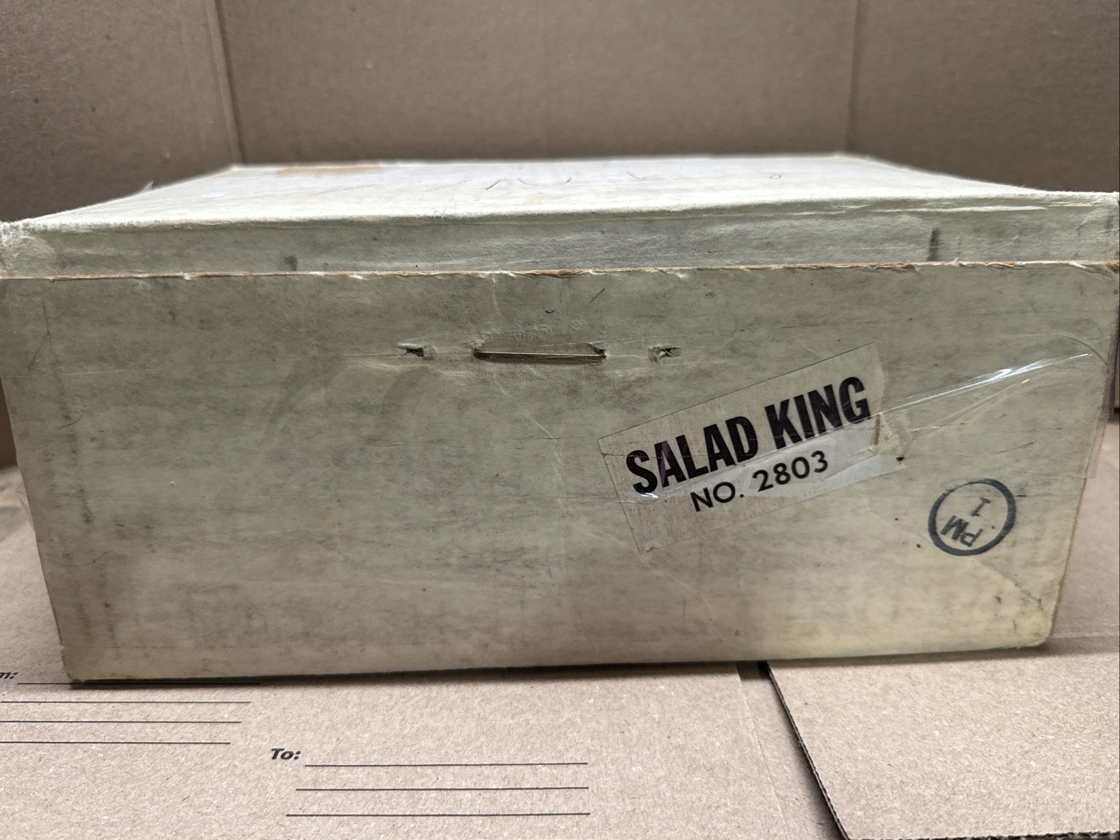 Vintage Salad King Food Processor Chopper Shredder 5 Blades NEW OPEN BOX gallery