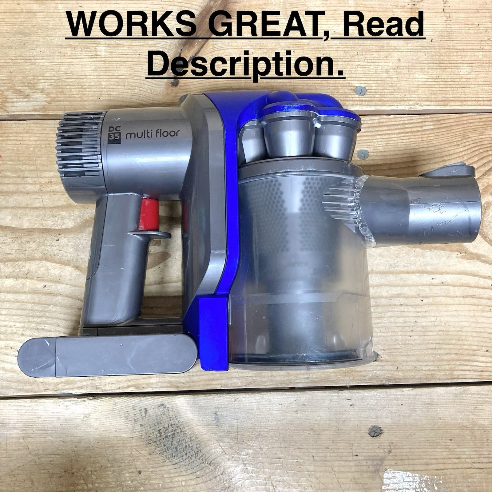 PARTS Dyson DC35 Multi Floor Vacuum Unit Main Body Works ~ READ DESCRIPTION gallery