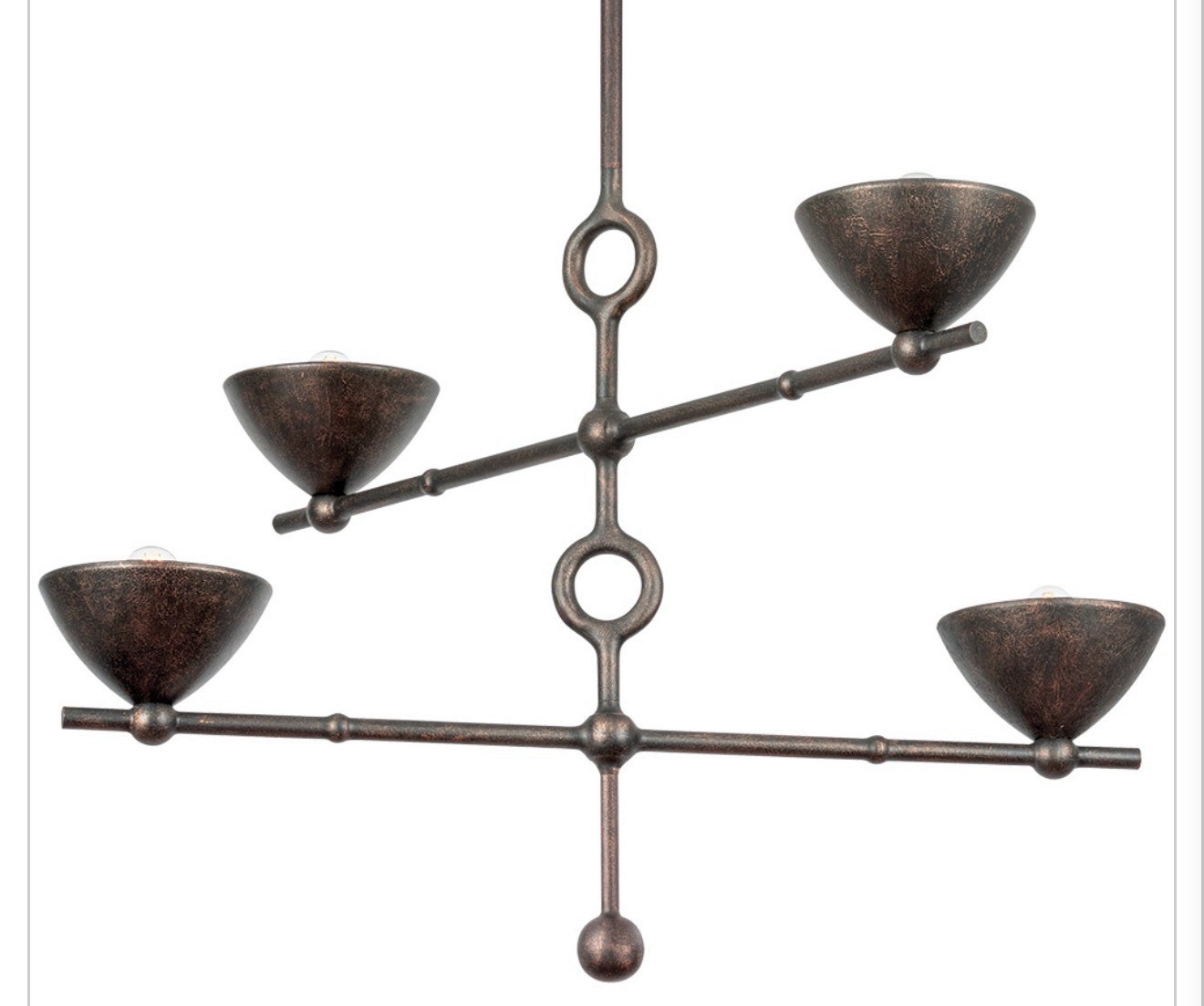 Troy Lighting Vishal 4 Light 38" Wide Chandelier Model F2338BPG VishalCollection gallery