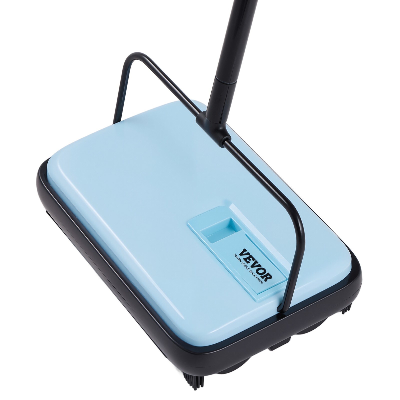 VEVOR Carpet Floor Sweeper Manual 6.7 in Width Sweeping Paths Non Electric Blue gallery