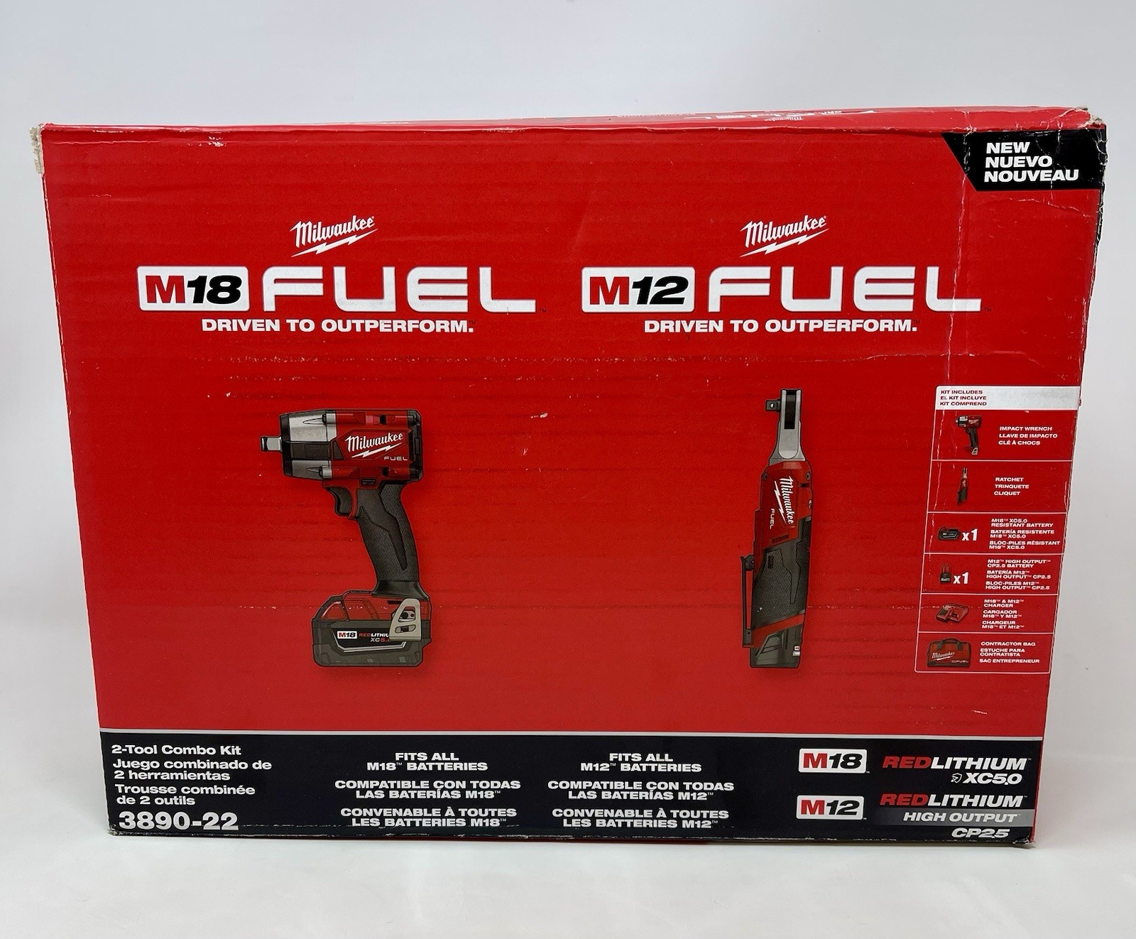 MILWAUKEE 3890-22, 2-TOOL COMBO KIT gallery
