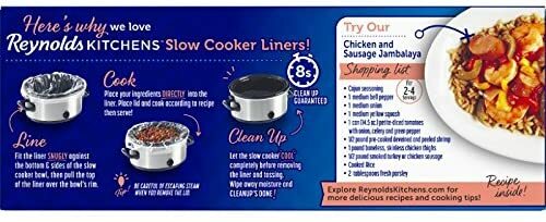 Reynolds Kitchens Slow Cooker Liners, Small (Fits 1-3 Quarts), 5 Count gallery