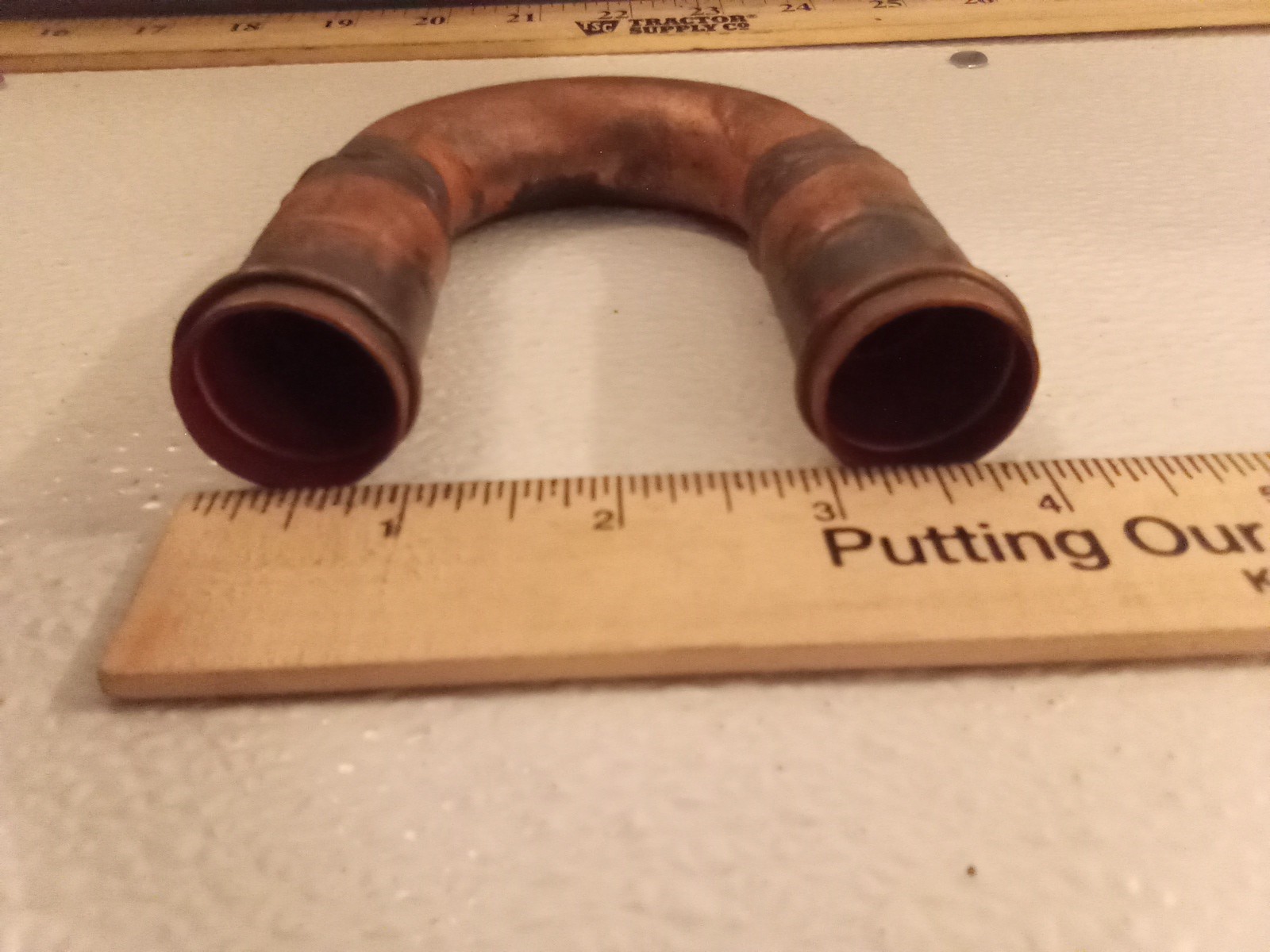 1 Inch Copper Heater Tube U Shaped Approximately 4 Inches Long gallery