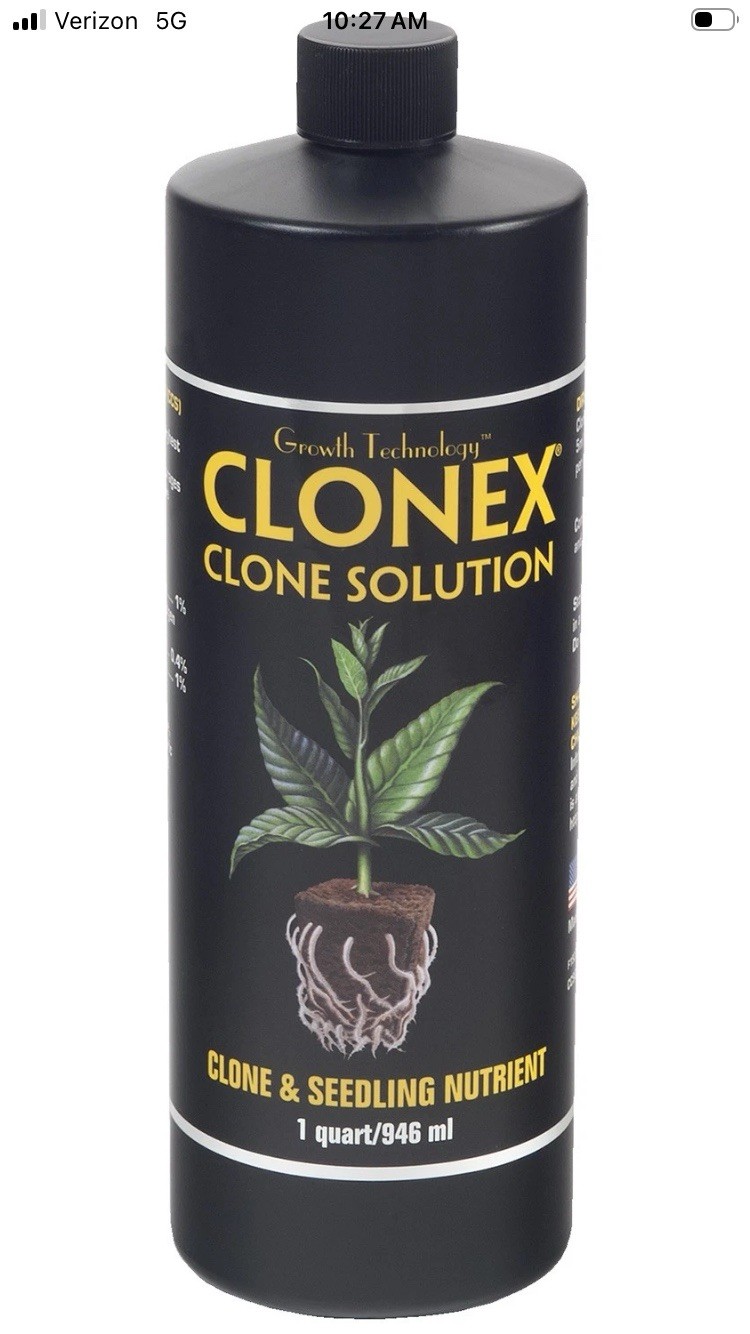 HydroDynamics Clonex Clone Solution - Clone & Seedling Nutrient, 1 Quart gallery