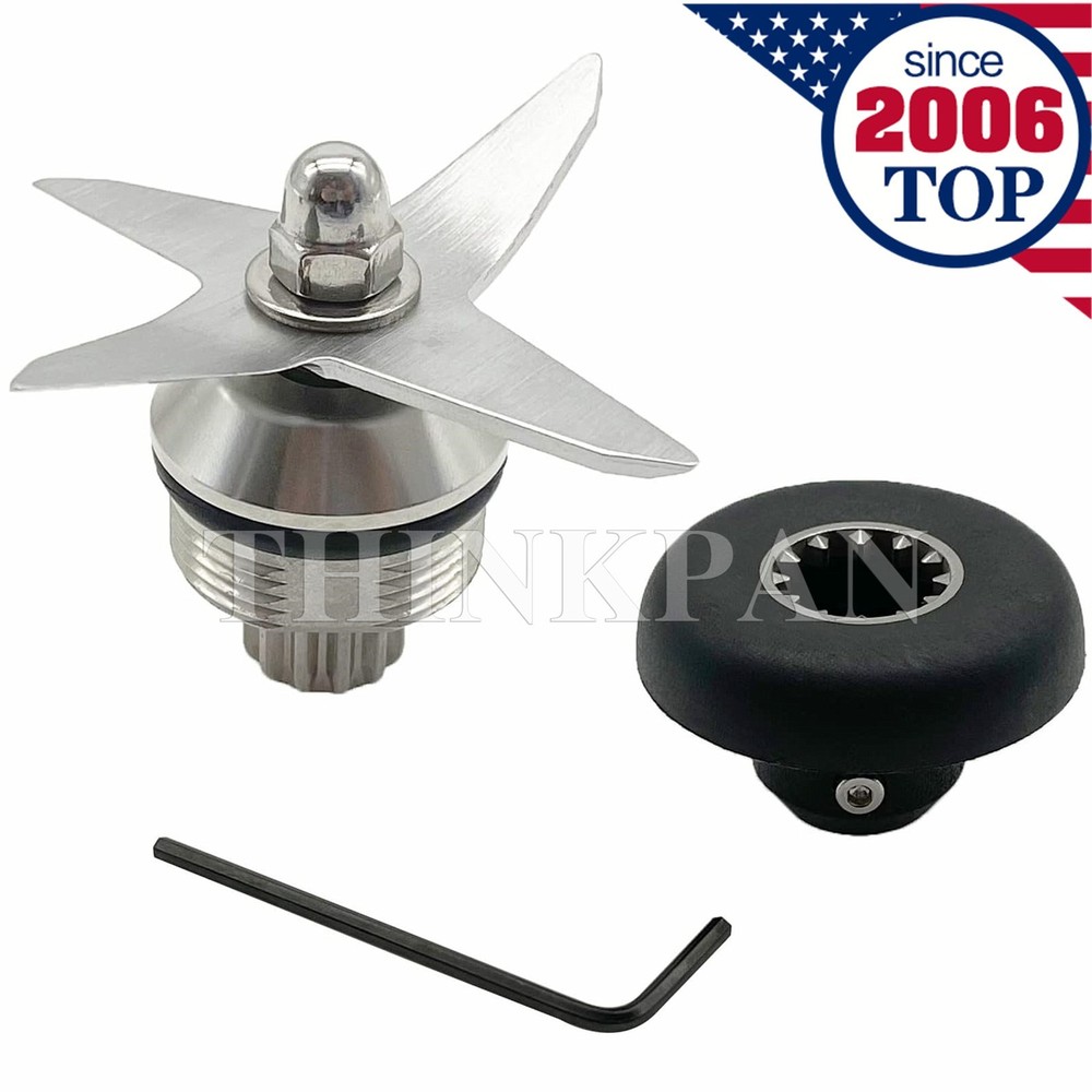 Replacement Blender Blade 104675 with Drive Socket 891-802 Fit for Vitamix 5200