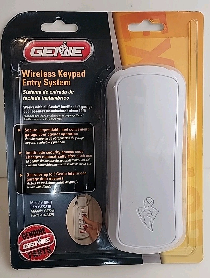 Genie Wireless Keypad Entry System GK-R Garage Door Opener 37332R NEW NIP gallery